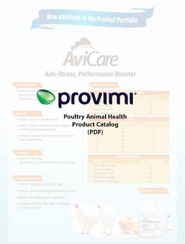 Provimi India - Poultry Animal Health Product Catalog